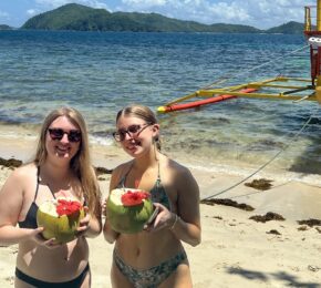 Kate in Philippines with Contiki